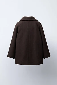 WOOL BLEND CLOTH COAT