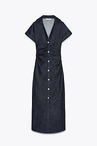 Z1975 DENIM MIDI DRESS