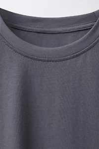 PLAIN RUFFLE T-SHIRT
