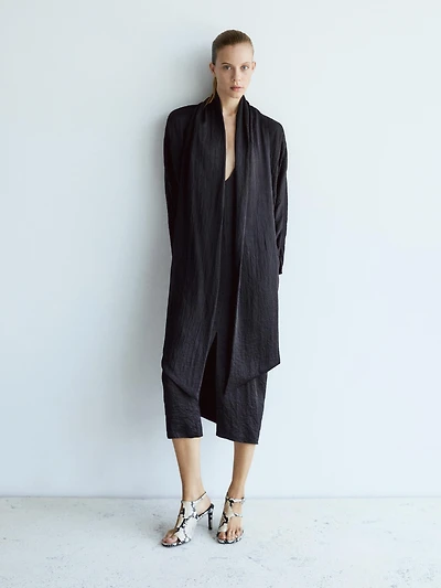Sandales talon imprimé asymétrique