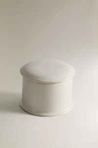 WHITE CERAMIC BOX