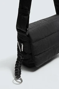 QUILTED NYLON CROSSBODY BAG