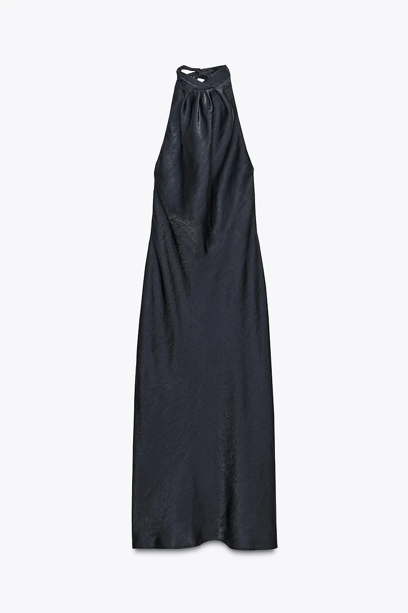 HALTER MIDI DRESS