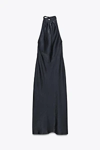 HALTER MIDI DRESS