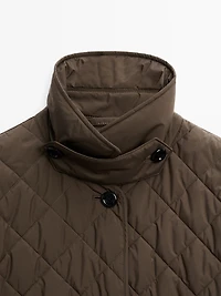 Veste matelassée longue et légère
