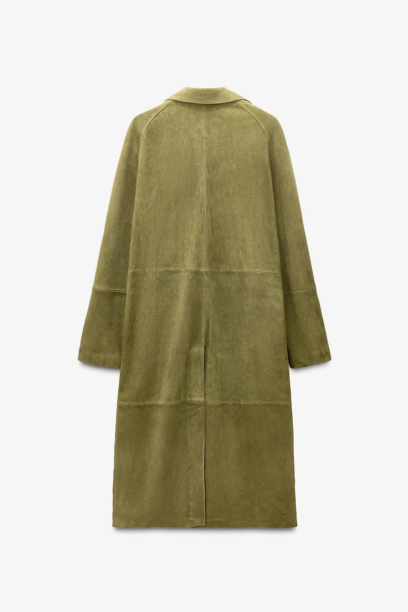 100% SUEDE LONG COAT LIMITED EDITION