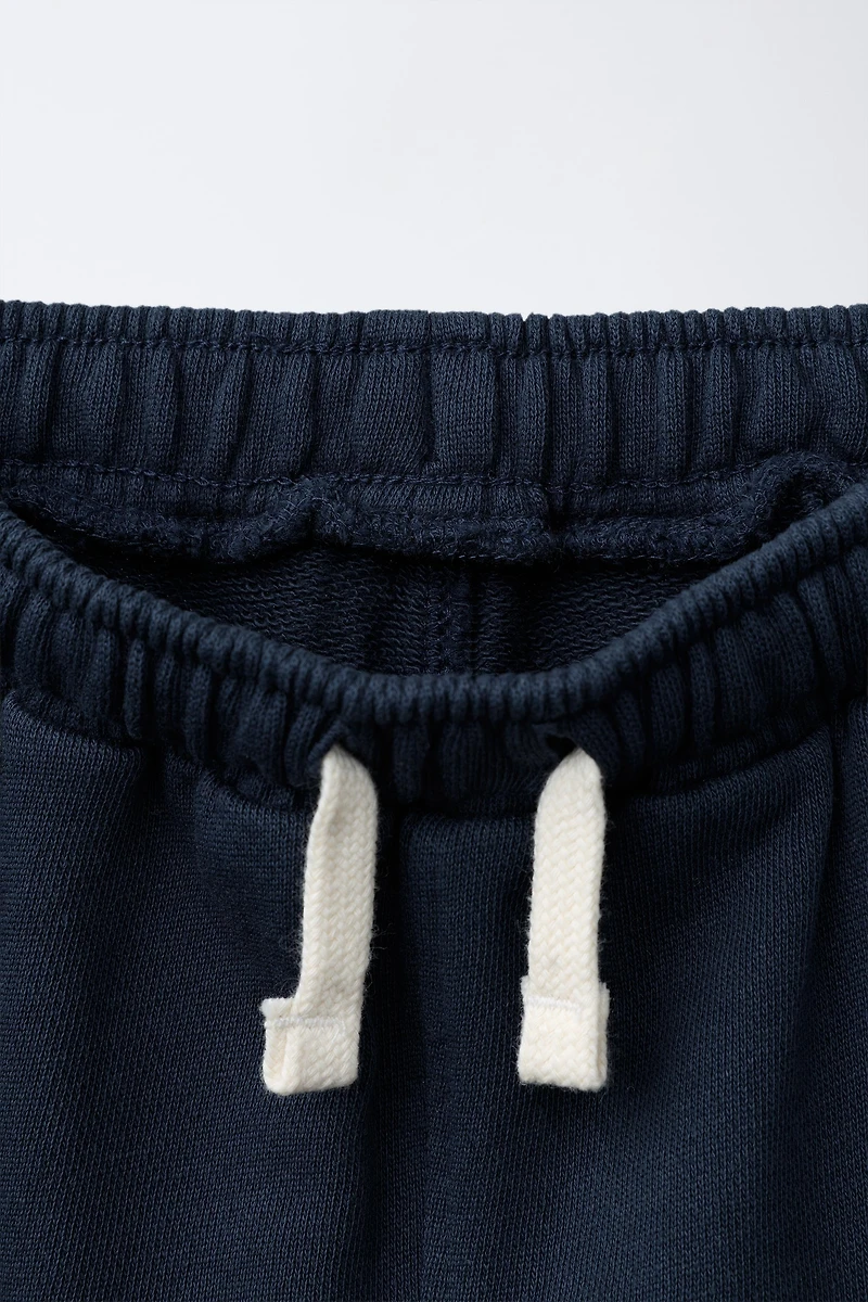 BARREL PANTS WITH LABEL