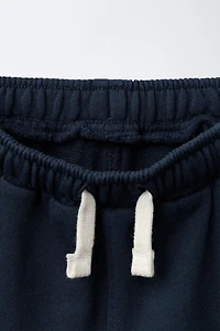 BARREL PANTS WITH LABEL