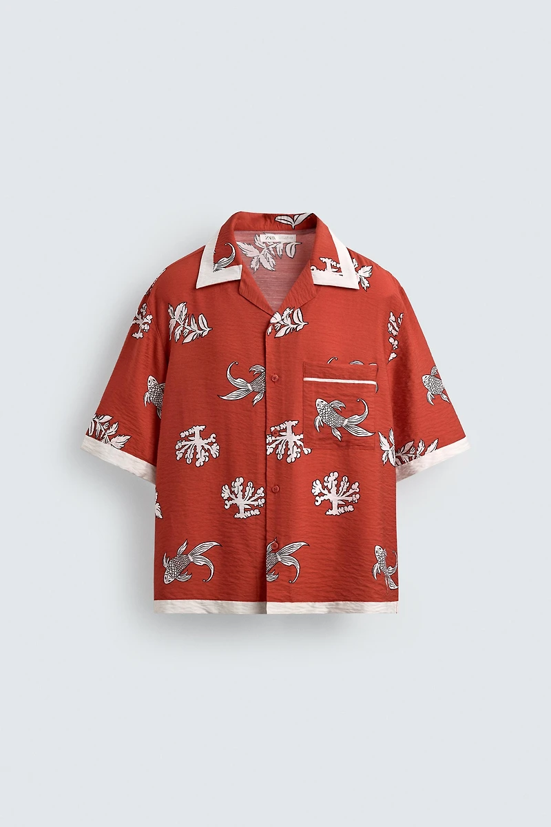 CARP PRINT SHIRT