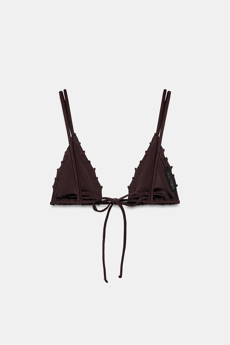 HAUT DE BIKINI TRIANGLE CROCHET