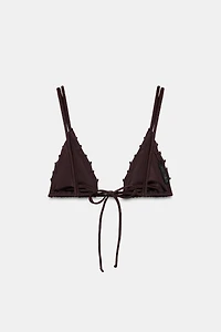 HAUT DE BIKINI TRIANGLE CROCHET