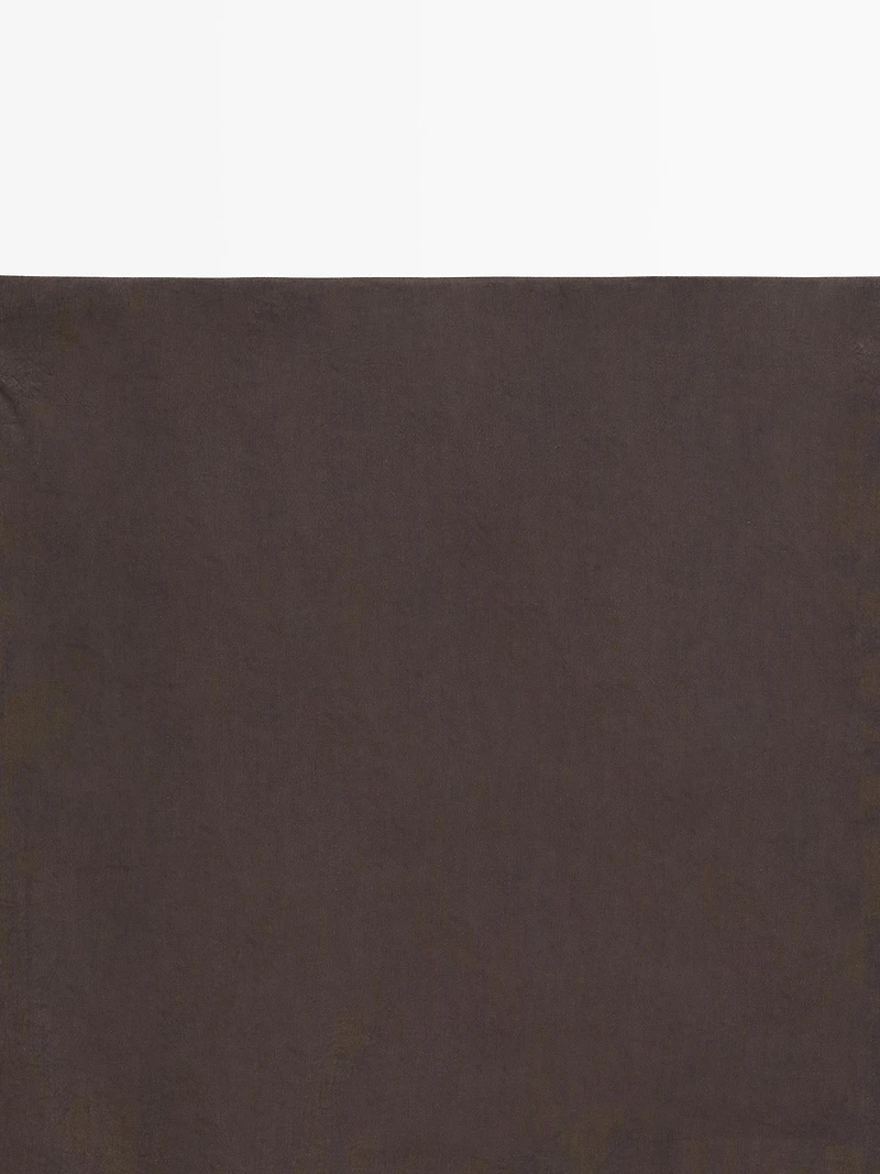 Flowing asymmetric midi skirt with lace detail