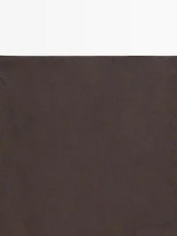 Flowing asymmetric midi skirt with lace detail