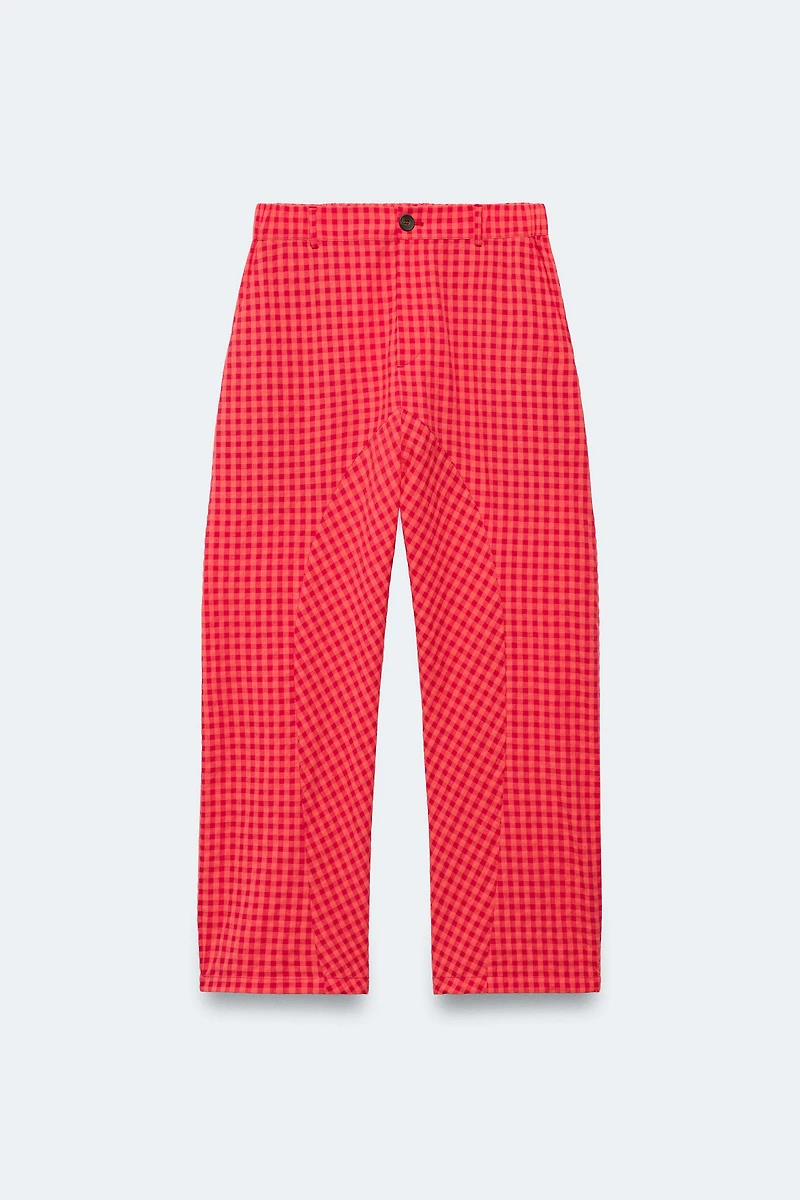 PANTALON CARROT À CARREAUX VICHY ÉDITION LIMITÉE