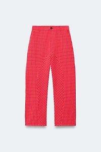 PANTALON CARROT À CARREAUX VICHY ÉDITION LIMITÉE