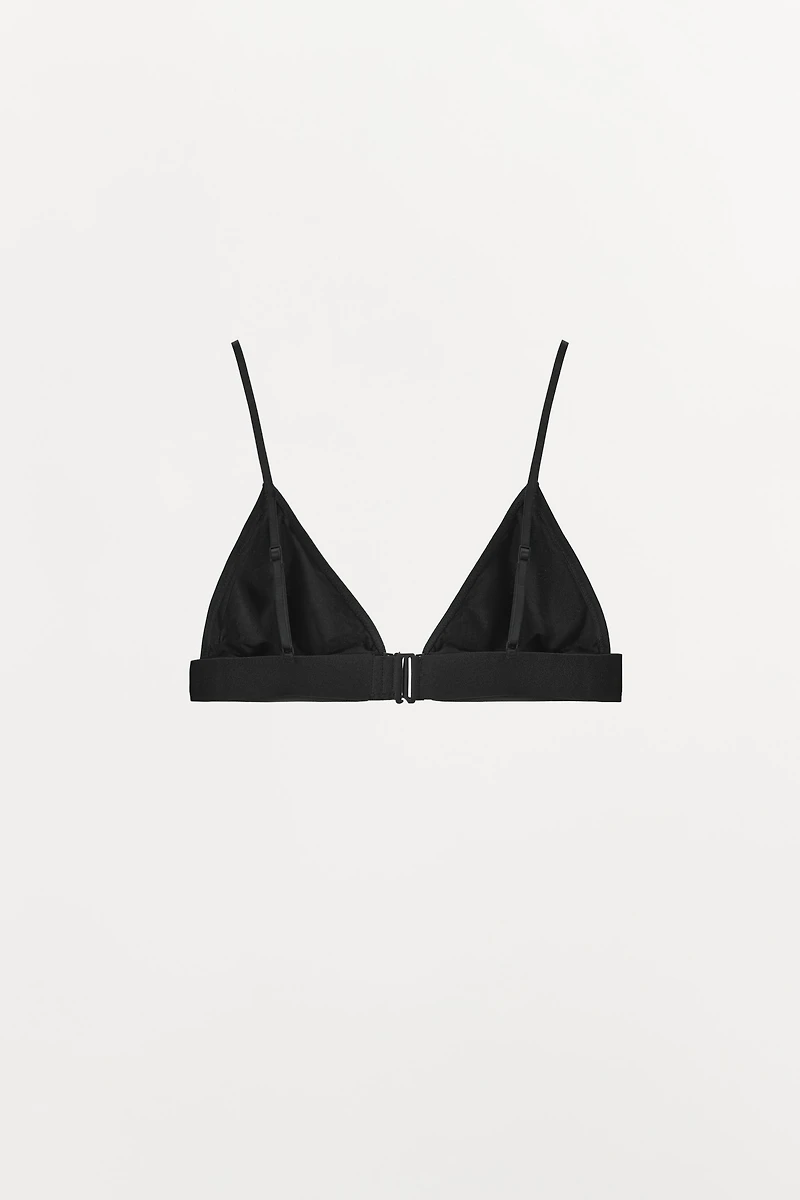 VISCOSE BRALETTE WITH METAL DETAIL