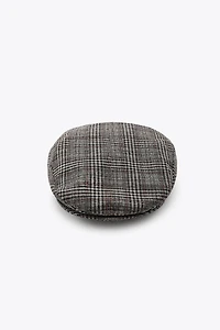 WOOL PLAID BERET