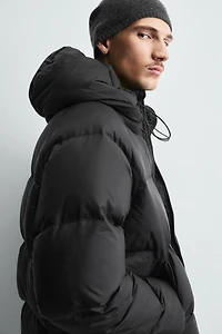 100% FEATHER WATER REPELLENT PUFFER JACKET
