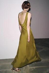 ZW COLLECTION SATIN LONG DRESS