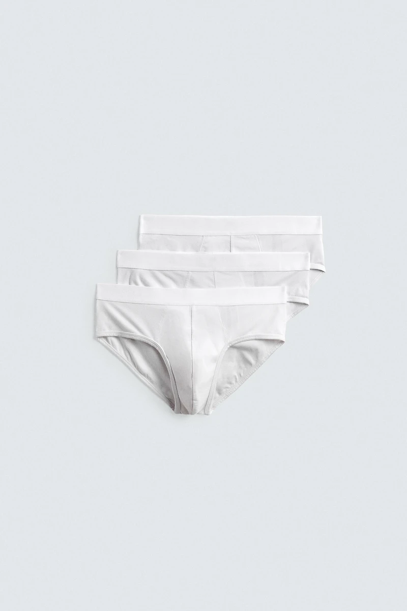 LOT DE 3 SLIPS BASIQUES