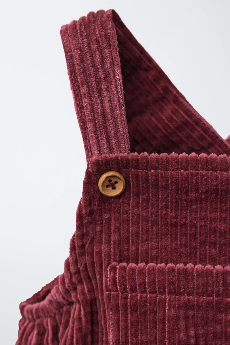 BODY EN VELOURS CÔTELÉ