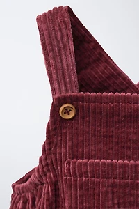 BODY EN VELOURS CÔTELÉ