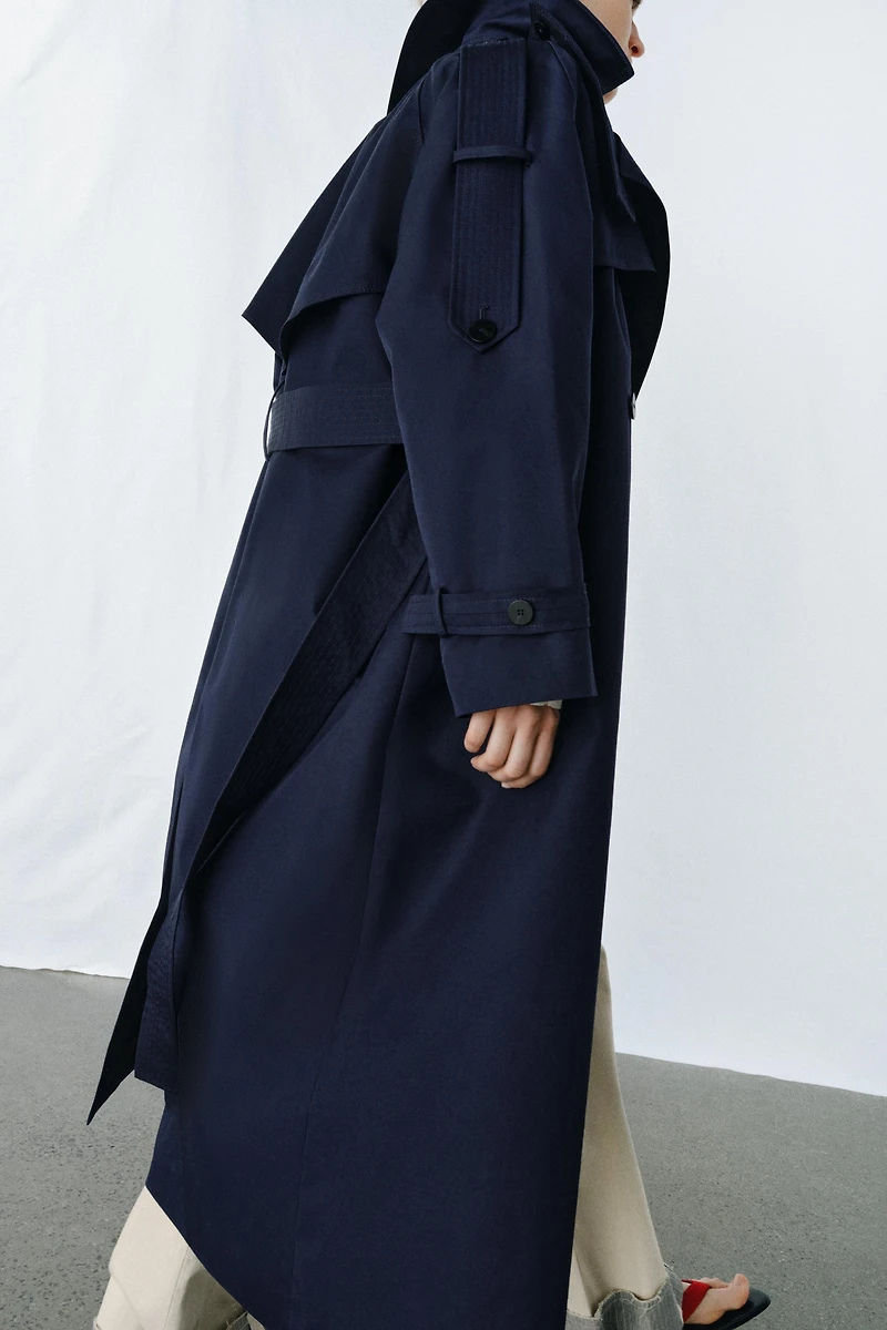 TRENCH OVERSIZE À CEINTURE ZW COLLECTION
