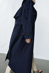TRENCH OVERSIZE À CEINTURE ZW COLLECTION