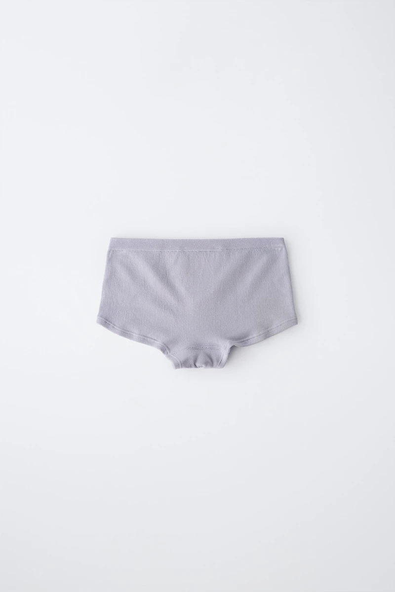 8-14 ANS/ LOT DE TROIS JUPE-CULOTTE SANS COUTURE