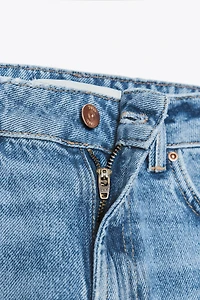 Z1975 90'S HIGH-WAISTED STRAIGHT BELTED JEANS
