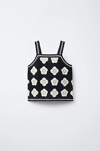 FLORAL KNIT TOP