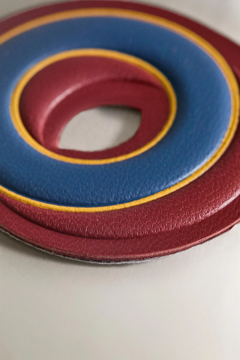 LEATHER LETTER O PATCH