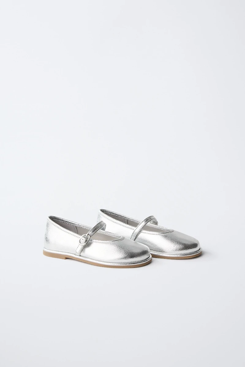 BALLERINES MÉTALLISÉES