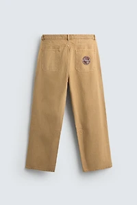 NFL WASHINGTON COMMANDERS EMBROIDERED PATCH BAGGY FIT PANTS