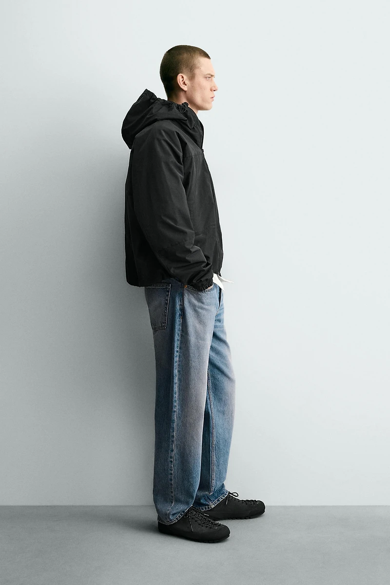WATER REPELLENT TECHNICAL JACKET WITH FLEECE
