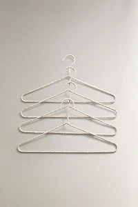 BEIGE COTTON AND LINEN HANGER (PACK OF 4)