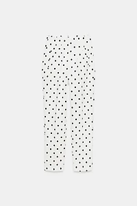 HIGH-WAISTED POLKA DOT PANTS