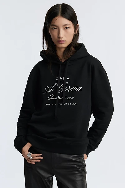 50TH ANNIVERSARY EMBROIDERED HOODIE SWEATSHIRT