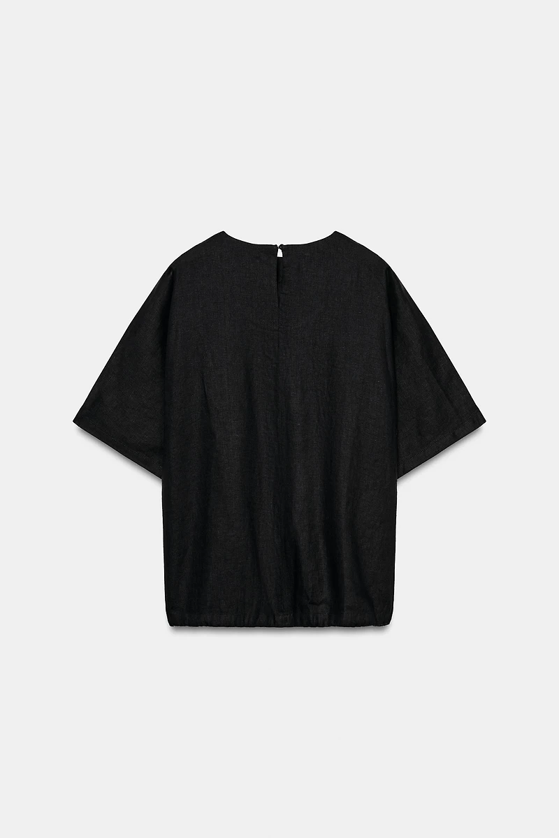 TOP 100 % LIN À CORDONS ZW COLLECTION