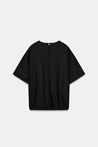 TOP 100 % LIN À CORDONS ZW COLLECTION