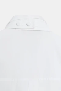 CHEMISE EN POPELINE AVEC CRAVATE