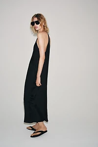 ROBE DRAPÉE SATINÉE ZW COLLECTION