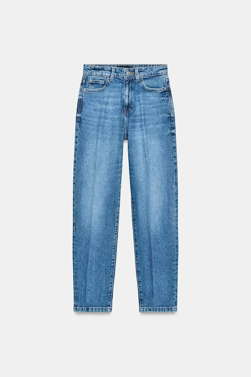 JEAN Z1975 MOM FIT TAILLE HAUTE RAYURE REPASSÉE