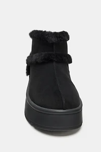 FAUX FUR SOFT ANKLE BOOTS
