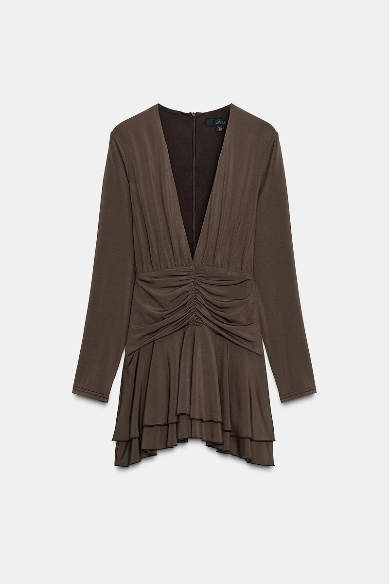 DRAPED WAIST JUMPSUIT DRESS