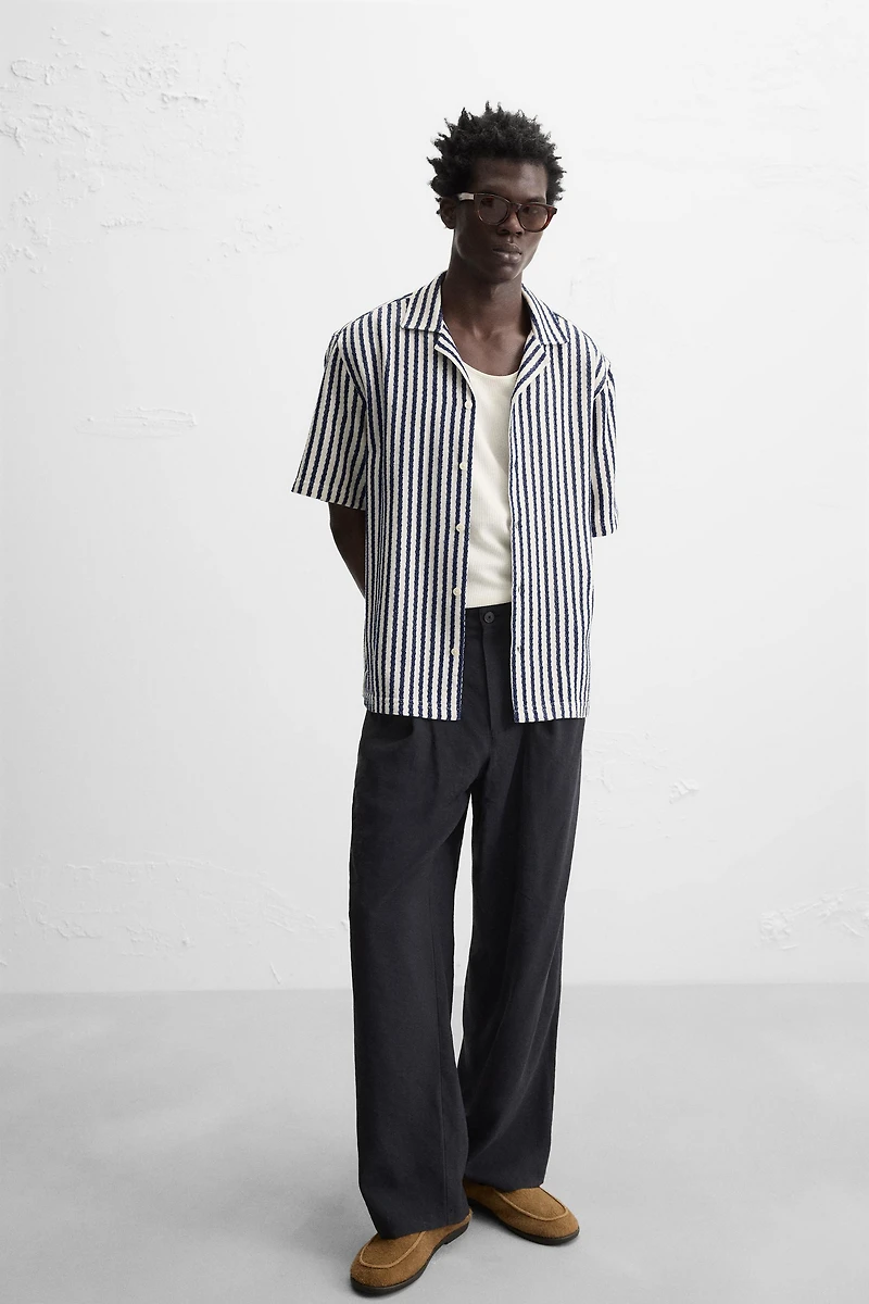 GEOMETRIC JACQUARD SHIRT