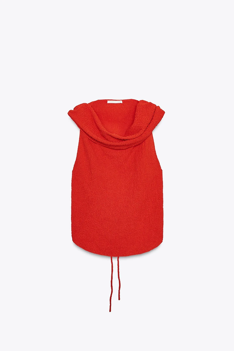 MULTI-POSITION LAYERED TEXTURED TOP