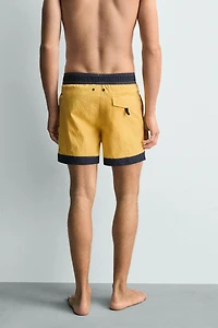 LONG CONTRAST SWIMSUIT