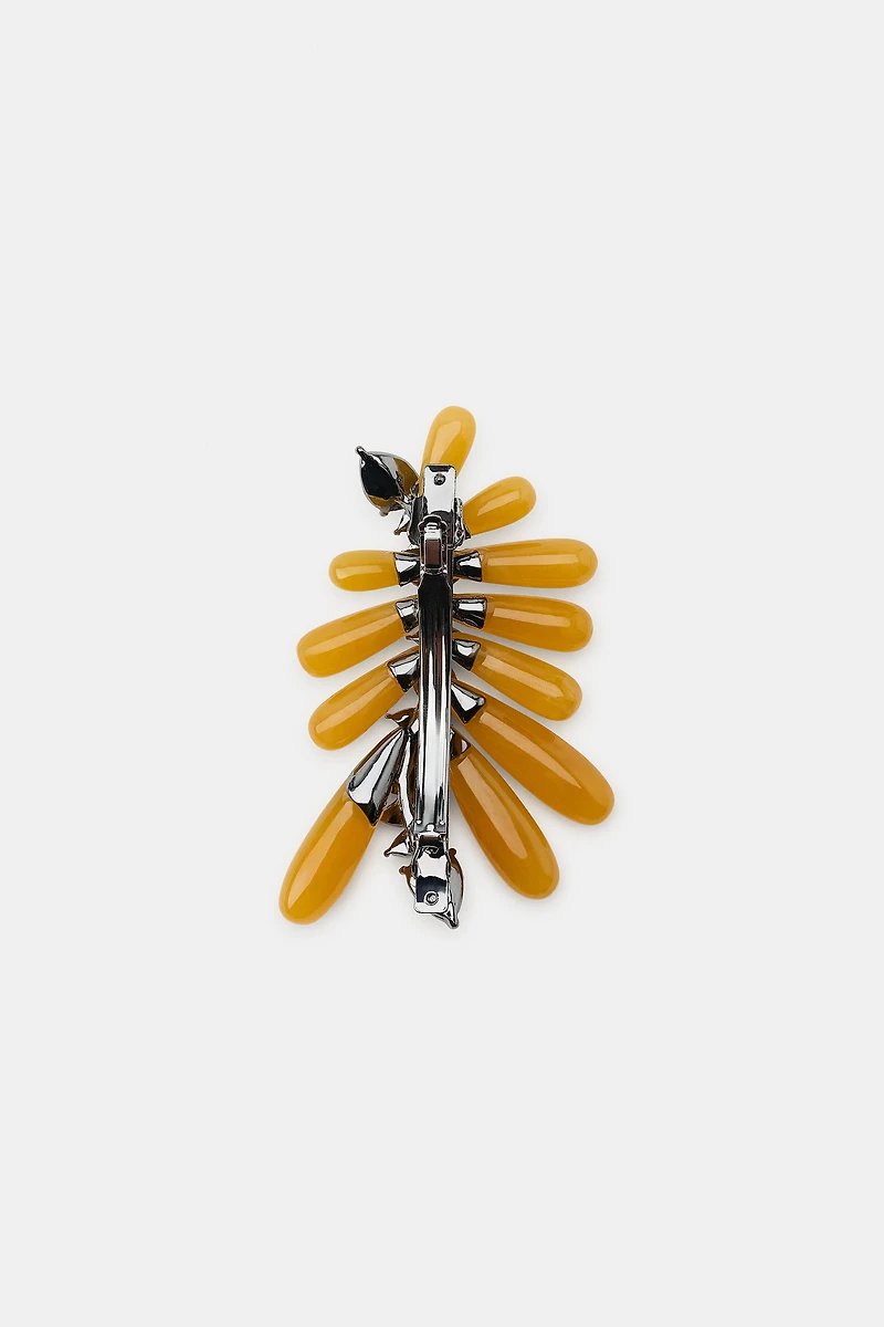 RESIN JEWEL BROOCH