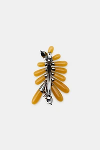 RESIN JEWEL BROOCH